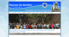 Desktop Screenshot of diocesemindelo.org